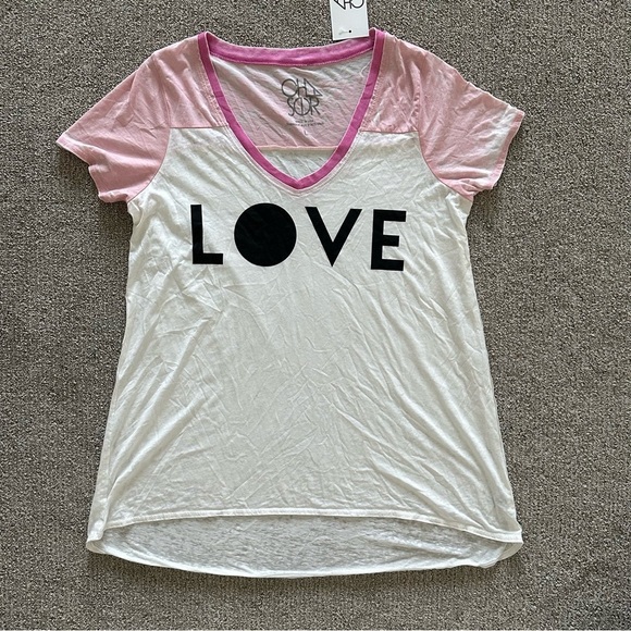 Chaser LOVE Graphic Short Sleeve T-Shirt Size Large‎ - Picture 1 of 6